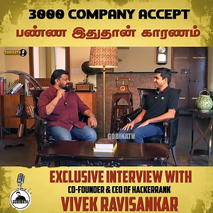 Coding-அ இப்டி Learn பண்ணா உடனே வேலை கிடைக்குமா #Gobinath #gobinath #vivekravishankar #hackerrank #InspiringTalks | Gobinath Chandran