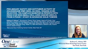 Preliminary Safety and Antitumor Activity of Zoldonrasib (RMC-9805), an Oral, RAS(ON) G12D-Selective, Tri-Complex Inhibitor in Patients with KRAS G12D NonSmall Cell Lung Cancer (NSCLC) from a Phase 1 Study in Advanced Solid Tumors | OncLive