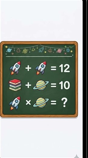 Space Math Puzzle: Can You Solve for the Missing Planet?Weltraum-Mathe-Rätsel: Löse die Gleichung!