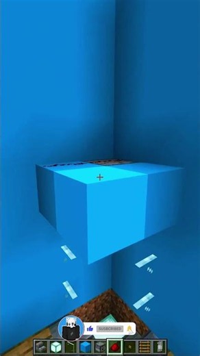 Functional Minecraft Shower Build#shorts