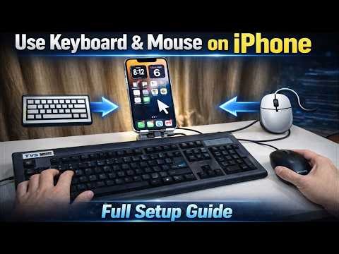 How to Connect Keyboard or Mouse to iPhone Easily (Working Method)