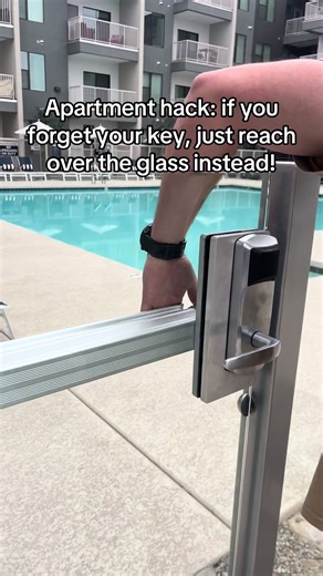 I think the architects forgot about this part🤨 #apartment #apartmenttour #apartmentpool #poolday #architectfail