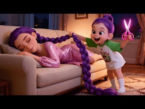 😱 OMG! ⚡ Naughty Baby Rumi Cut Mom’s Hair to Buy a Teddy Bear! 🧸✂️| Funny & Emotional Rumi Cartoons