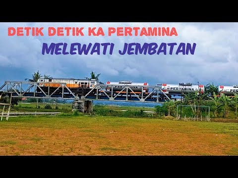 "Pemandangan Menakjubkan KA Pertamina Melewati Jembatan"🚆🎢