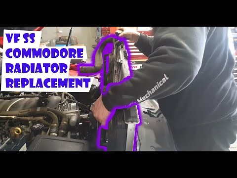 How to replace a Holden VF VE Commodore SS radiator