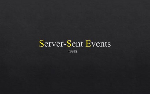 【SSE】Server-Sent Events实现服务端推送