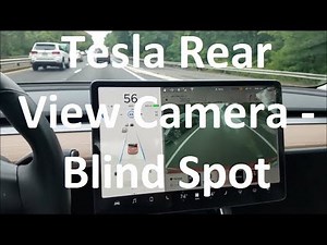 Using Your Tesla Rearview Camera to see cars in your Blind Spot