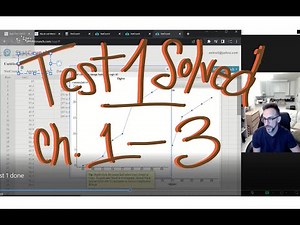 Statistics Test 1 from Fall 2022 Solved