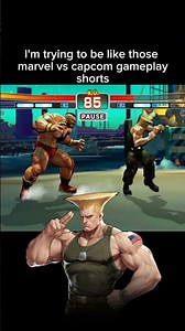 yes I'm a street fighter fan #streetfighter #marvelvscapcom #mvc #fighting #guile #gameplay