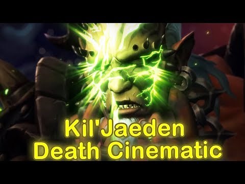 WoW Legion 7.2.5 Kil'Jaeden Death Cinematic | Kil'Jaeden Defeat Cinematic |Tomb of Sargeras Cutscene