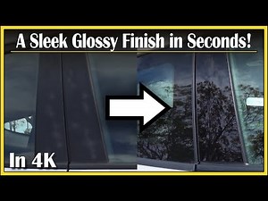 How To Renew Faded Door Pillar Trims (EASY HACK) | Step-by-Step DIY Tutorial & Review | In 4K!