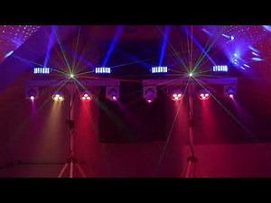 Force 1.0 controlling two GigBAR Move fixtures in MAX mode. Fully automated, no programming.