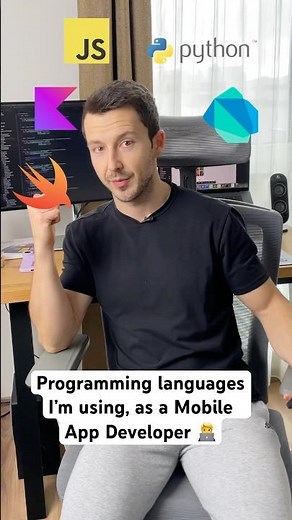 Programming languages I’m using as a Mobile App Developer 🧑‍💻