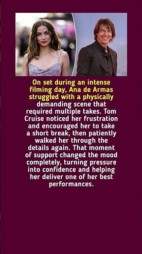 On set during an intense filming day, Ana de Armas struggled with a physically demanding scene