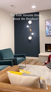 When it comes to a Dimplex fireplace, it’s a family affair! Kids can pick any color they like, and because our flames are cool to touch, parents can have peace of mind while enjoying the warmth and glow! 📹: @onesmithstory 🔥: 60” Ignite XL® Linear Electric Fireplace #fireplace #electricfireplace #fireplaceupdate #fireplaceinspo #fireplacegoals #dimplex | Dimplex North America
