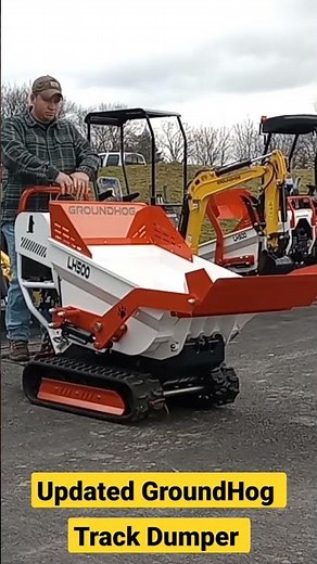 New 2023 GroundHog LH500 Tracked Mini Dumper