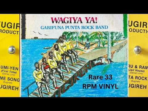 Rare 33 RPM Vinyl Wagiya Ya! Garifuna Punta Rock Band 