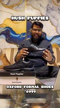 Hush Puppies Black Formal Shoes | Oxford Formal Shoes | Best shoes under 7000