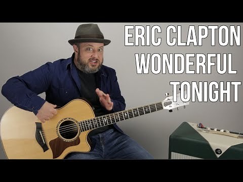 Eric Clapton "Wonderful Tonight" Guitar Lesson (Easy Acoustic)