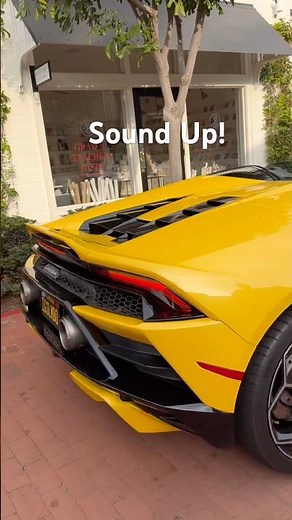 Sound Up! Lamborghini Huracan Evo Spyder with Akrapovič Exhaust 🔥 #automobile #supercar