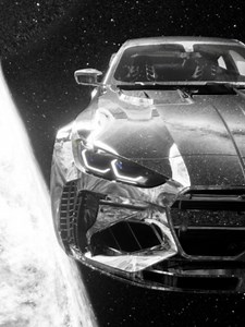 Silver Surfer x BMW car edit — cinematic 120fps CGI space scene