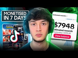 How To Get Monetized With Faceless TikTok FAST (Creator Rewards Program)