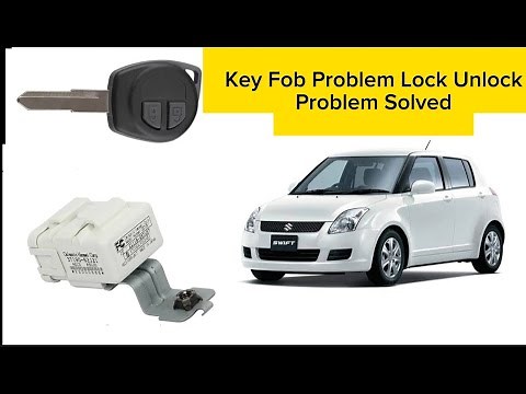 Suzuki Swift Key Fob Not Working | Suzuki Swift Lock Unlock | Suzuki Swift Keyless Reciever Location