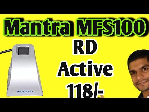 How to Renew RD Service Mantra Biometric || RD service Check Validity || Mantra MFS100 Driver RD
