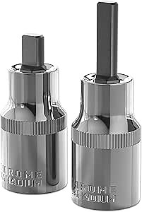 Strut Spreader Tool,2 Piece Suspension Strut Spreader Socket Compatible for with VW, Audi, BMW, Mini, Ford, Renault, ect. 1/2-inch Drive Suspension Tool (2PC)