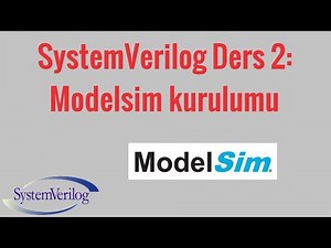 SystemVerilog Eğitimi Ders 2: Modelsim kurulumu, D Flip-Flop tasarımı ve simulasyonu