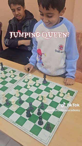 Our smart Ankur shows his creativity #tiktok #chess #jumpingqueen #trending #fyp