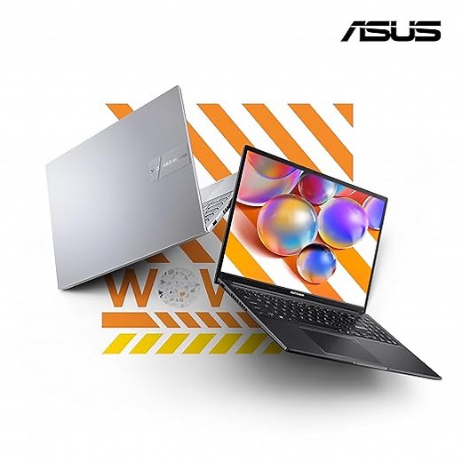 ASUS Vivobook 17 Laptop | 17,3" Full-HD 16:9 IPS Display | Intel Core i7-1255U | 16 GB RAM | 512 GB SSD | Intel Iris Xe | Windows 11 | QWERTZ Tastatur | 3.2 Ports - 3 | Quiet Blue