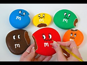 M&M's Painted Rocks | Step-by-Step Tutorial