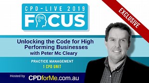 Unlocking the Code for High Performing Businesses, (2019) Practice Management - 1 CPD Unit | CPDforMe.com.au