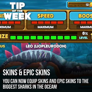 Back by popular demand: Epic Skins are now available for everyone in Hungry Shark Evolution and up to 80% off! Check the store to pimp your shark 😉 | Hungry Shark