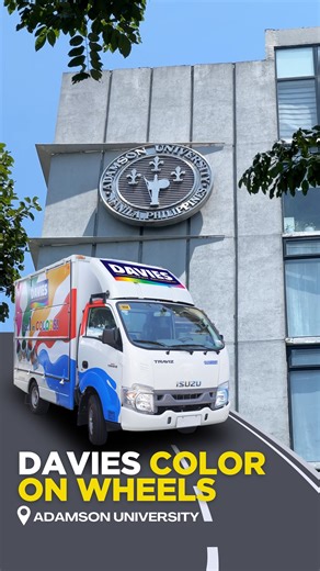 Davies Color on Wheels hits the road to visit Adamson University, giving students a closer look at the colorful world of paint. More than just a mobile tinting station, we’re inspiring future generations to explore, express, and enjoy color in exciting new ways! Watch the full episode tomorrow on the Davies Paints YouTube channel! https://www.youtube.com/@DaviesPaintsPhilippinesInc #DaviesPaints #DaviesColoronWheels #ColoronWheels #ColorWithDavies #DaviesDIY #DaviesColorSampler #ColorSamplers #D