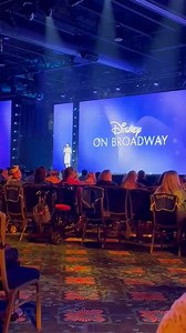 Susan Egan introduces Michael James Scott (Genie) to the Disney on Broadway Stage. #disneyonbroadway #destinationd23 #aladdin | Chip and Company