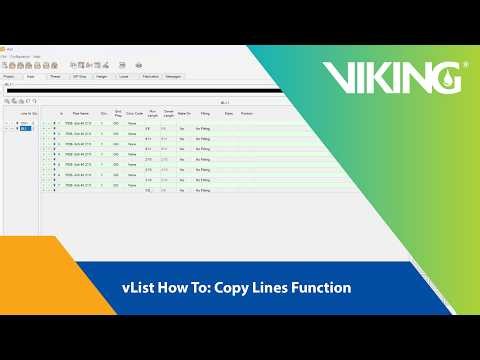 vList How To: Copy Lines Function