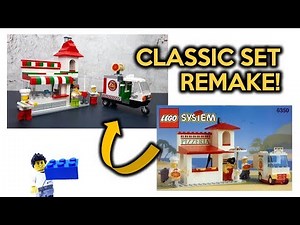 Classic Town Set LEGO Pizza to Go (6350) REMAKE