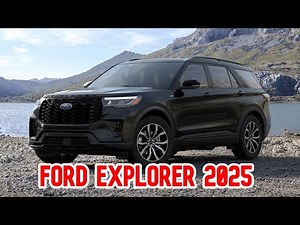 Experience the 2025 Ford Explorer ST-Line | Sporty Design, Advanced Tech, Smooth Drive!