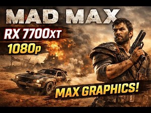 Mad Max Insane Graphics in 2025 Gameplay on RX 7700 XT and Ryzen 7 5700x
