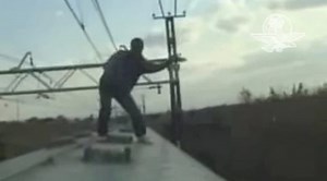 Train Surfing sport in risking their lives