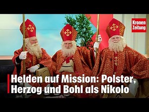 Toni Polster, Andi Herzog & Dr. Bohl as Santa Claus | krone.tv KRONE AT LUNCH