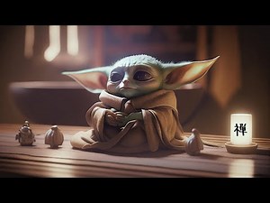 Baby Yoda Zen Meditation - Ambient Music for Stress Relief & Relaxation - Star Wars