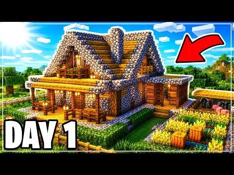 Minecraft: How to build a Starter Survival House in Minecraft | Tutorial