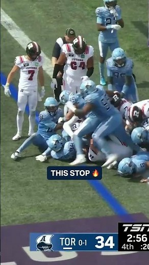 Argos Defense Comes Up With a Massive Goal Line Stand 🛑