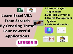 MS Excel VBA Tutorials For Beginners Lesson 8 (Variables in VBA)