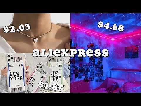 aesthetic aliexpress haul *led strip, jewelry, accessories*