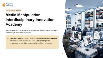 Media Manipulation Interdisciplinary Innovation Academy (Grades 7-9)