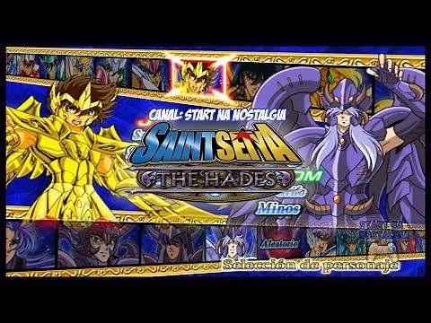 Saint Seiya The Hades - [PS2] LISTA TODOS OS PERSONAGENS / ALL CHARACTERS + INTRO + MENU【4K】